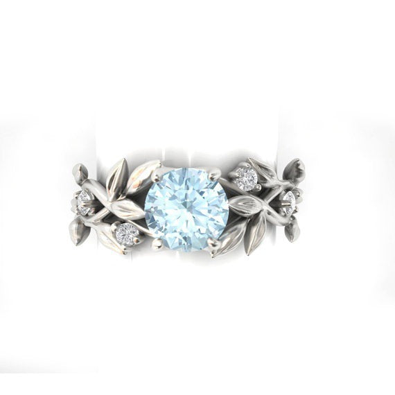 Beautiful fashion zircon jewelry engagement ring