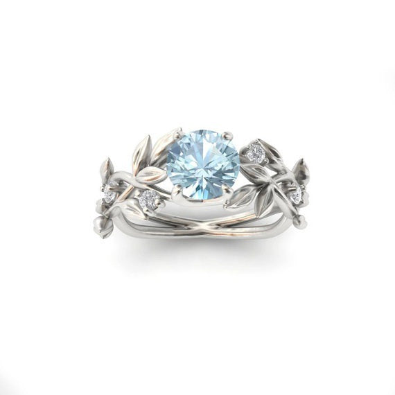 Beautiful fashion zircon jewelry engagement ring