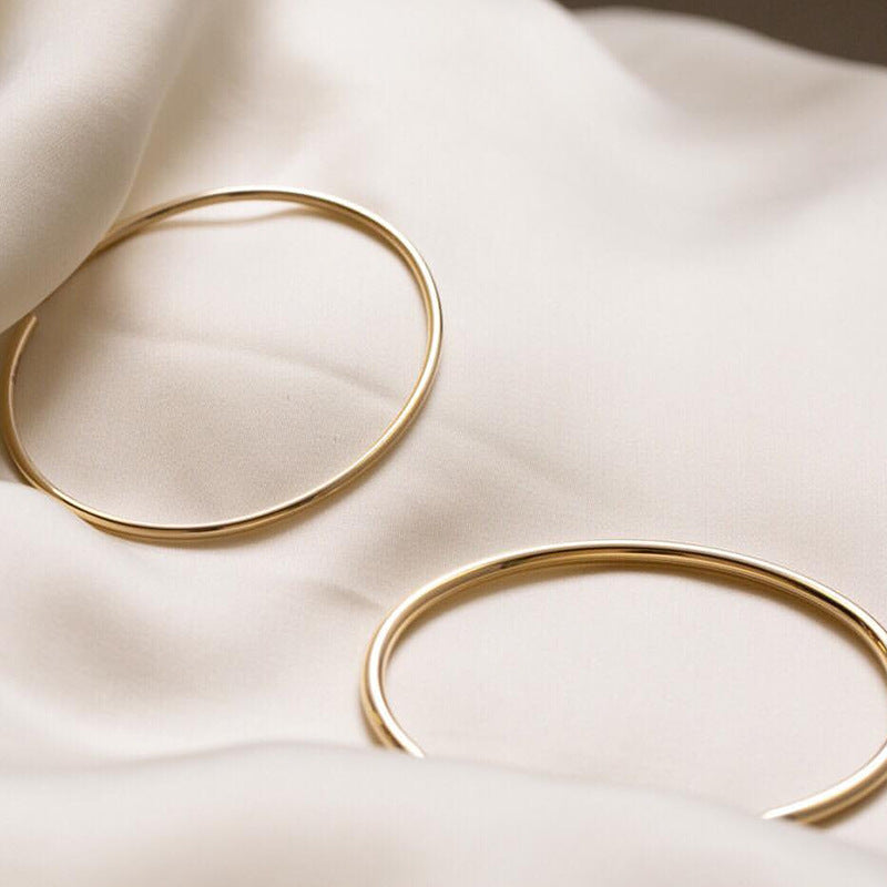 K Titanium Steel Clad Gold Fine Bracelet