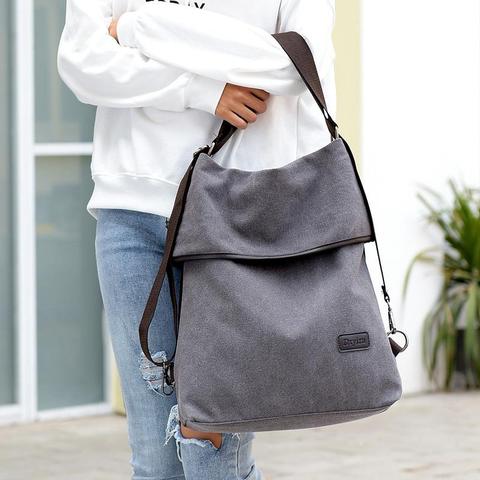 Fashion Simple Casual Canvas Backpack