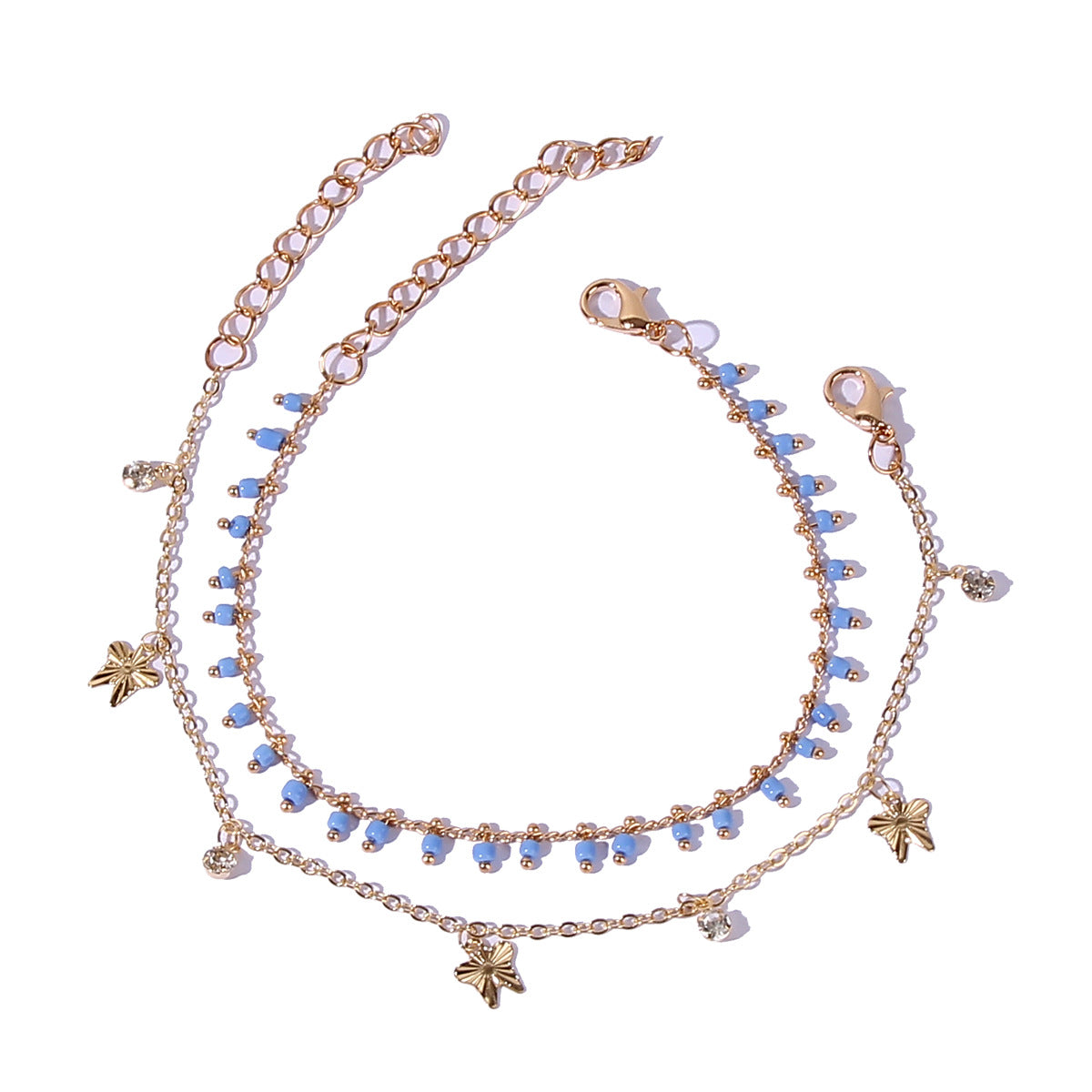 Fashion Star Beach Metal Anklet Set