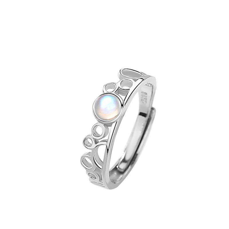 A Pair Of Fashionable Sterling Silver Couple Rings