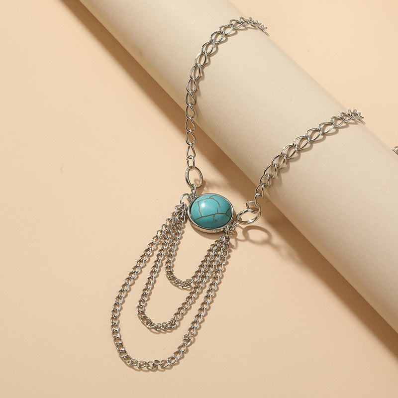 Multilayer Chain Arm Chain Women's Ins Retro Adjustable Body Chain Jewelry