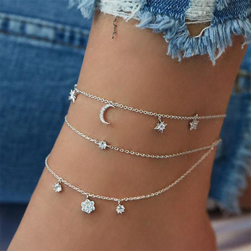 Butterfly Love Multi-layer Anklet