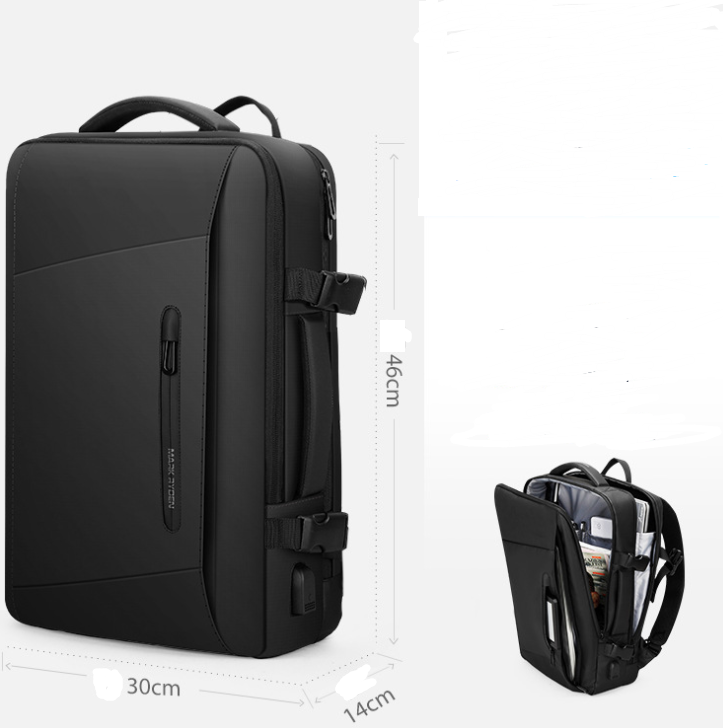 Laminated zipper bag backpack