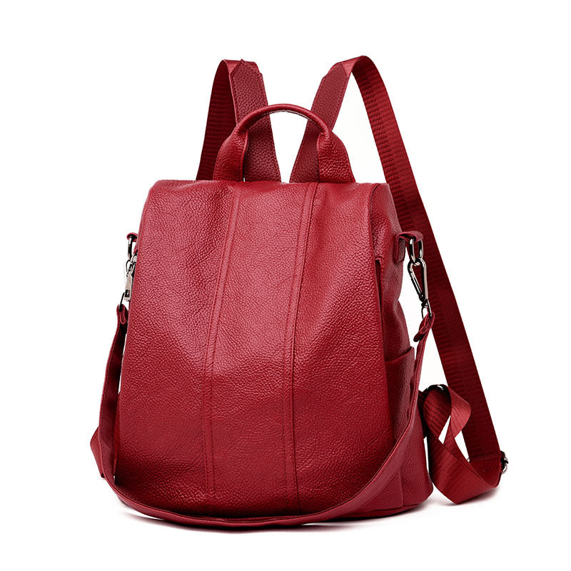 Retro anti-theft backpack