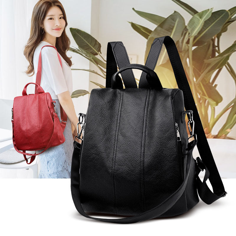 Retro anti-theft backpack
