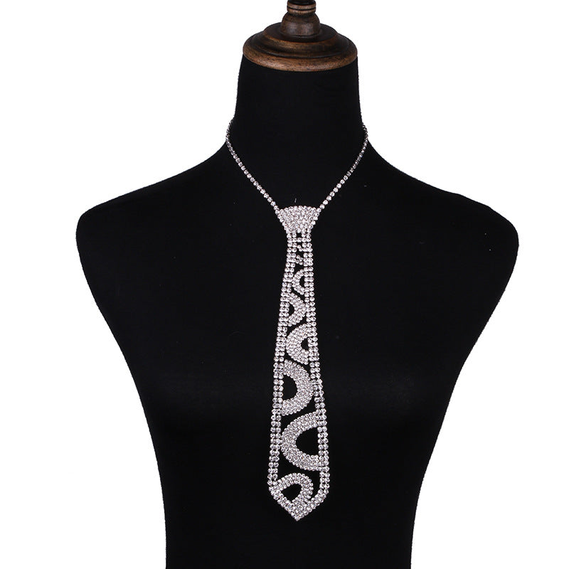 Exquisite bow tie body chain