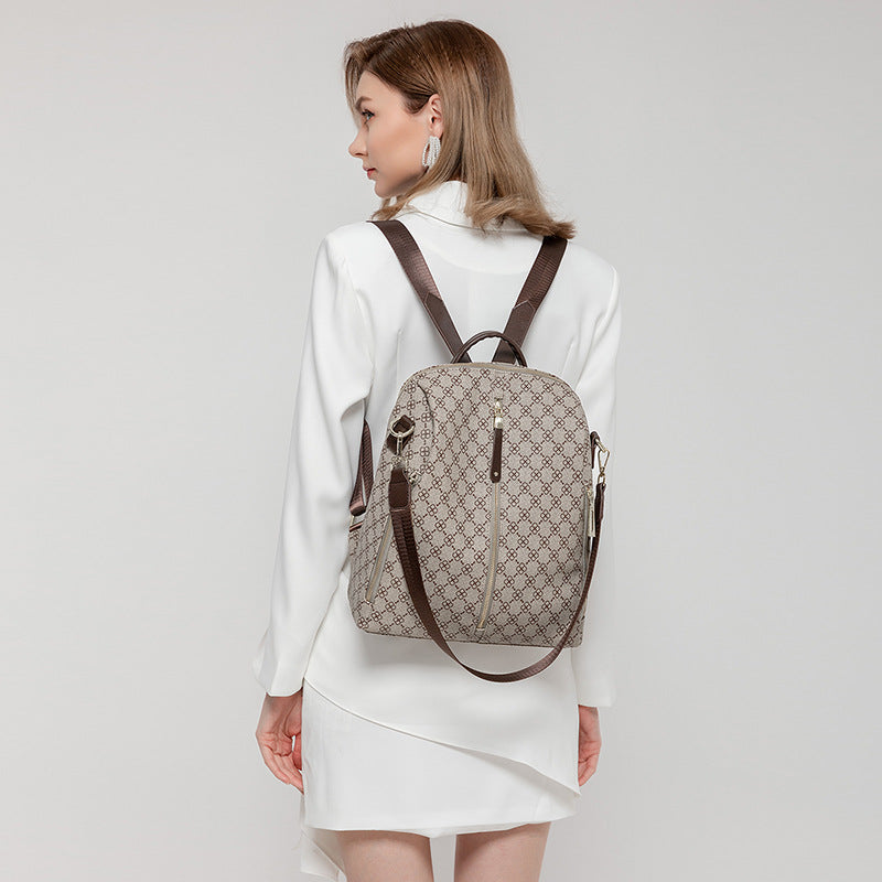 Women's Dual-use Anti-theft Backpacks Are Printed Backpack Travel Bag Leisure
