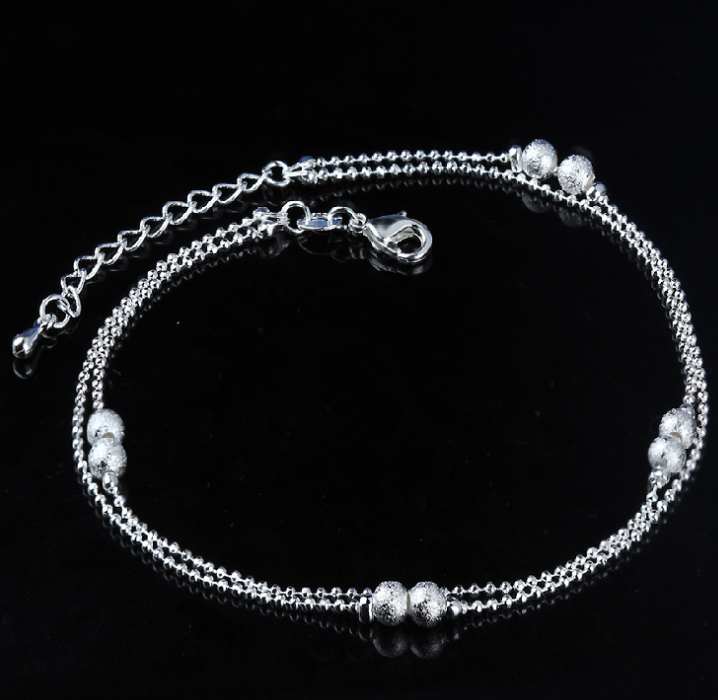 Retro star anklet