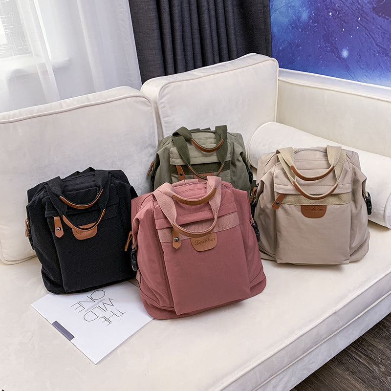 Canvas backpack college student fashion girl backpack