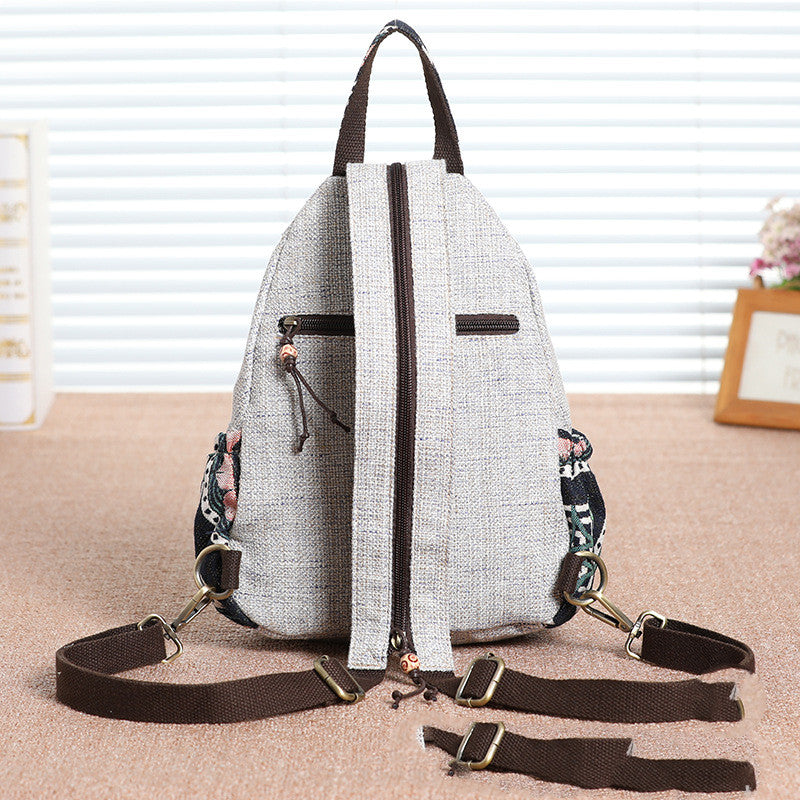 Chinese style woven decorative Backpack
