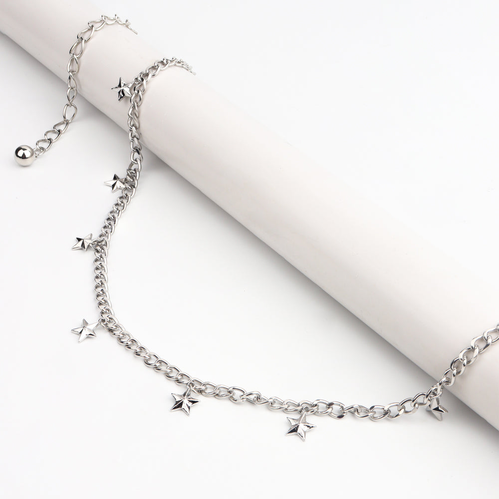 New Beautiful Ladies Waist Chain Star Moon Pendant Chain Simple And Versatile Elegant Dress Dress Evening Dress Accessories