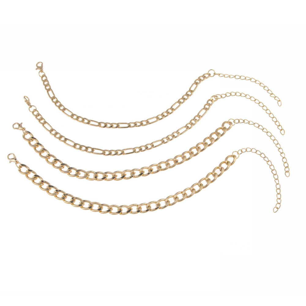 Fashion Four Piece Combination Anklet