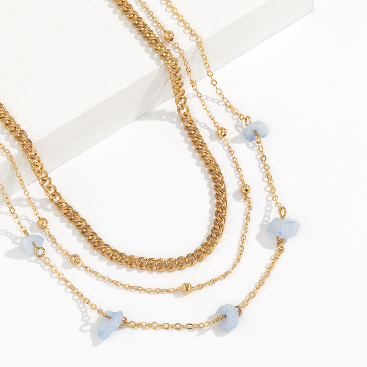 Multi-layer Beach Gravel Waist Chain