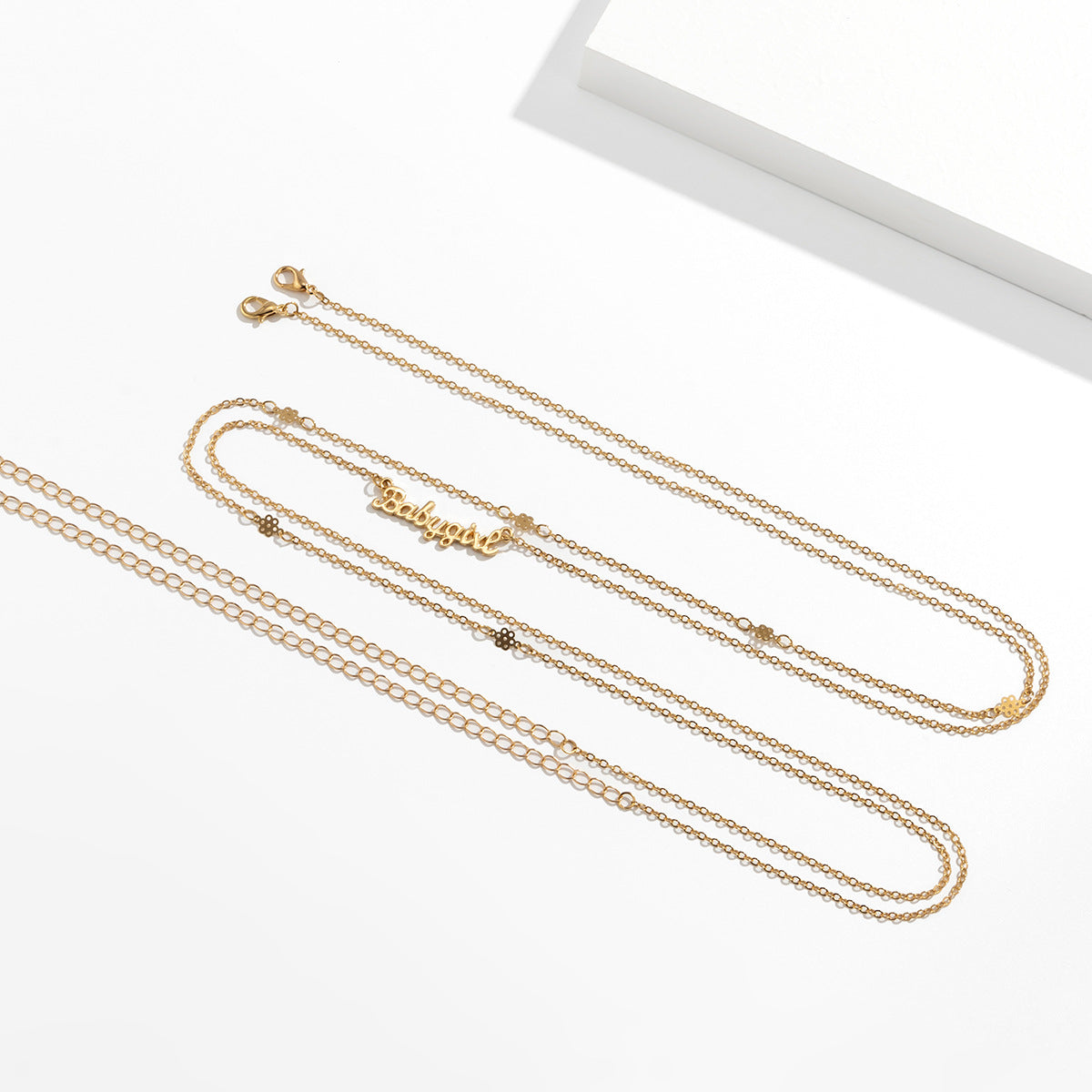 Metal Letter Pendant Waist Chain Women's Fashion Slim Fit