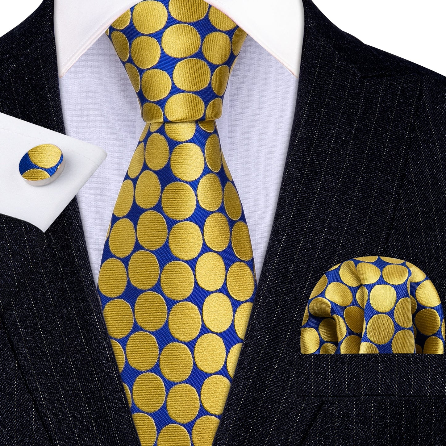 Fashion Designer Red Skull Men Tie Set 8.5cm Silk Handkerchief Ties for Men