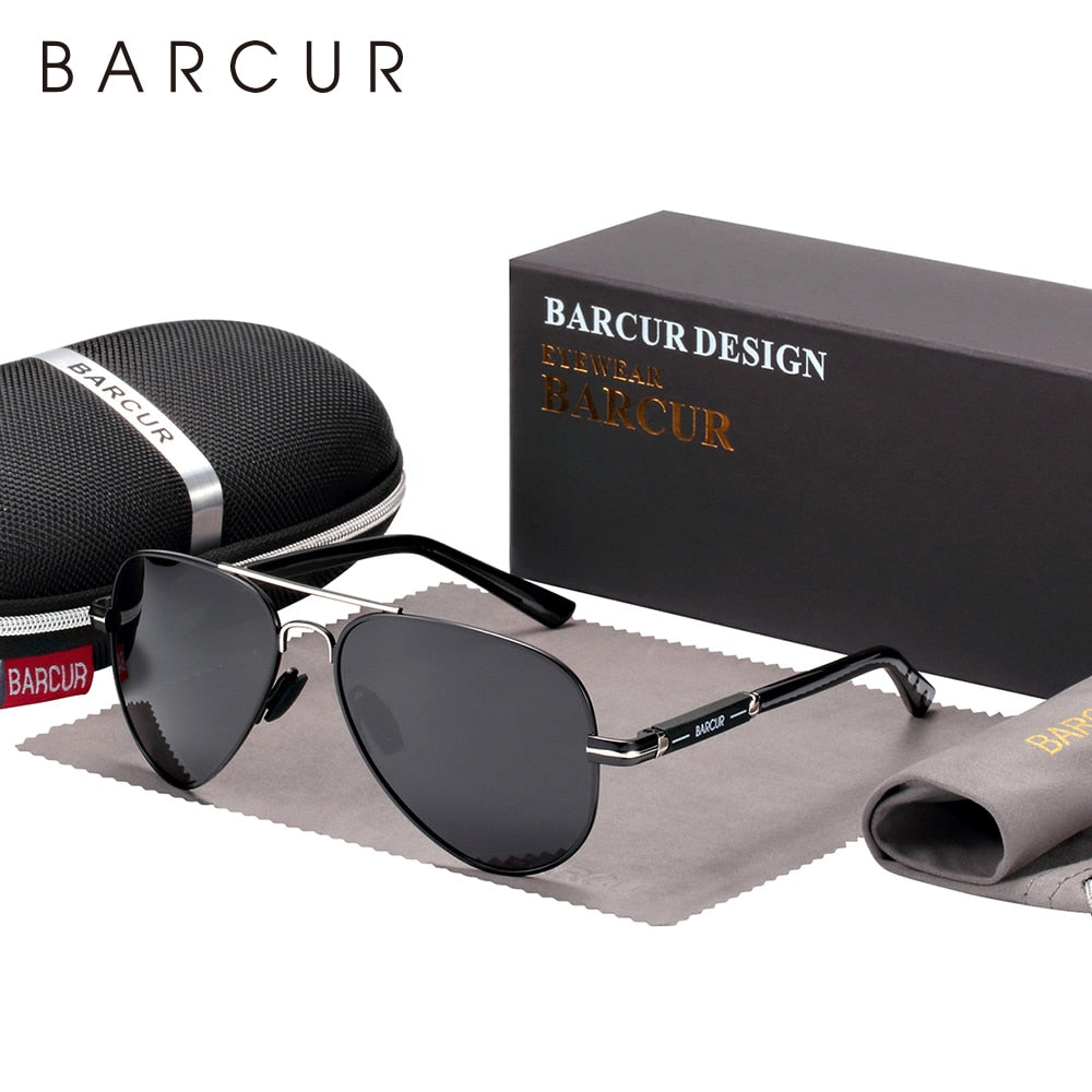 BARCUR Polarized Pilot Sunglasses for Men, accessories, Driving, Fishing, Hiking Eyewear