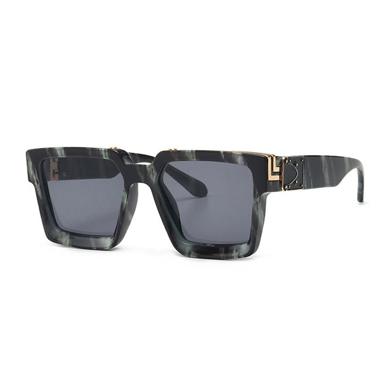 SHAUNA Retro Square Sunglasses Women Ins Popular Sun Glasses Men UV400