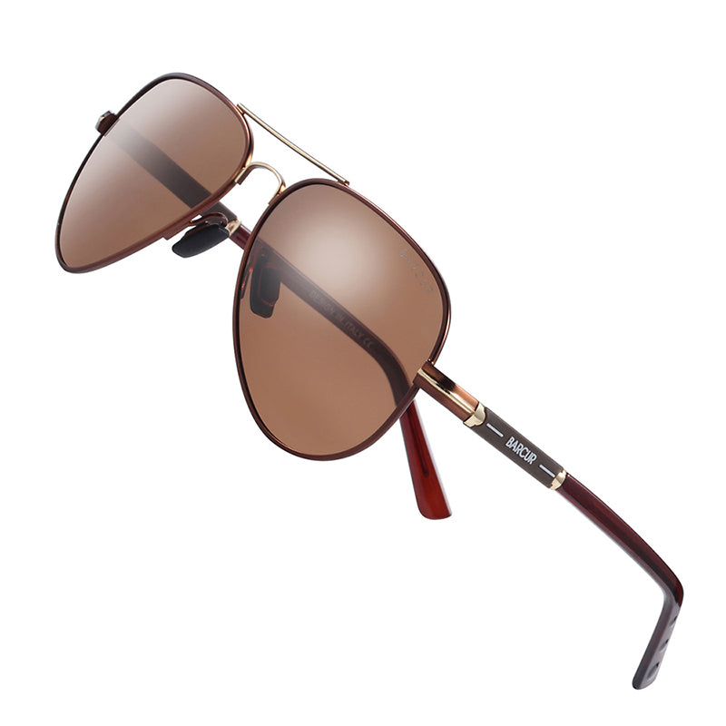 BARCUR Polarized Pilot Sunglasses for Men, accessories, Driving, Fishing, Hiking Eyewear