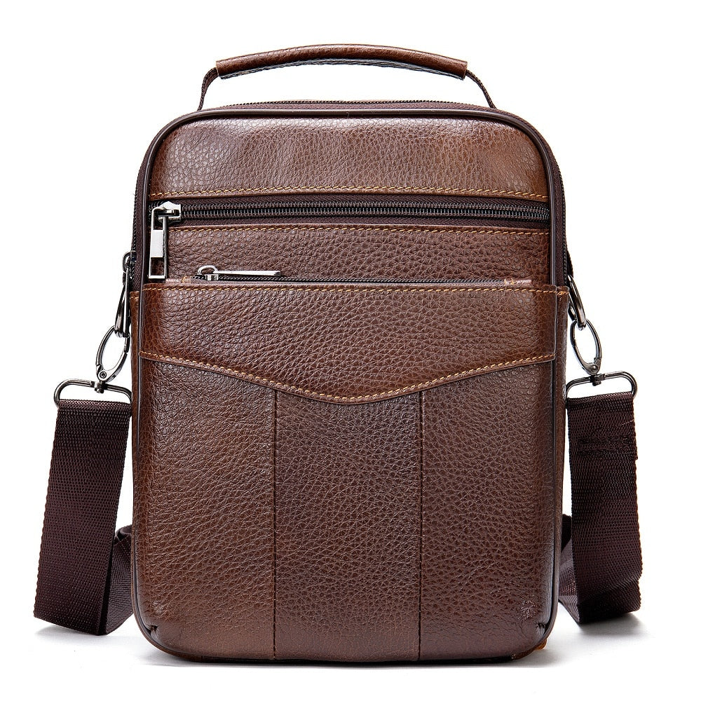 WESTAL Men's Designer Leather Bag, Shoulder/ Handbag for Men