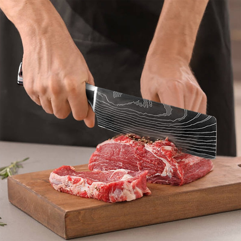 Japanese Upgraded Stainless Steel Chef Knife Set