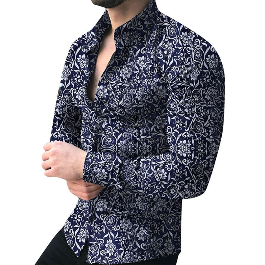 Men Long Sleeve Casual Shirts