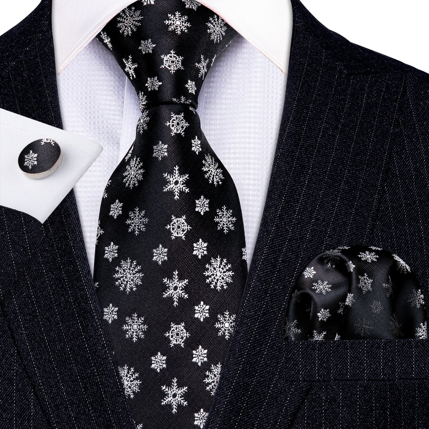 Fashion Designer Red Skull Men Tie Set 8.5cm Silk Handkerchief Ties for Men