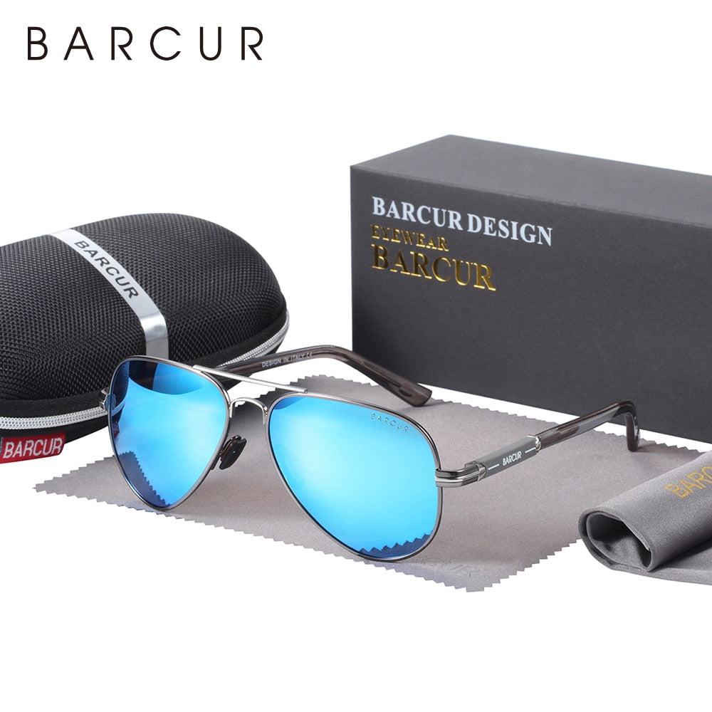 BARCUR Polarized Pilot Sunglasses for Men, accessories, Driving, Fishing, Hiking Eyewear