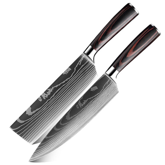 Japanese Upgraded Stainless Steel Chef Knife Set