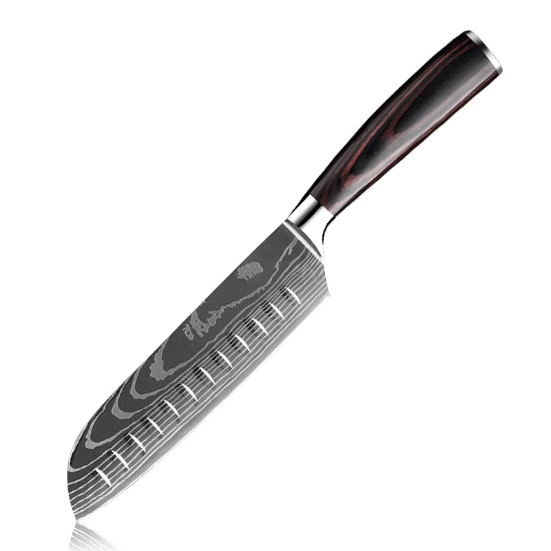 Japanese Upgraded Stainless Steel Chef Knife Set