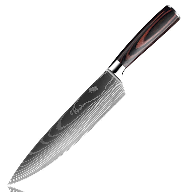 Japanese Upgraded Stainless Steel Chef Knife Set