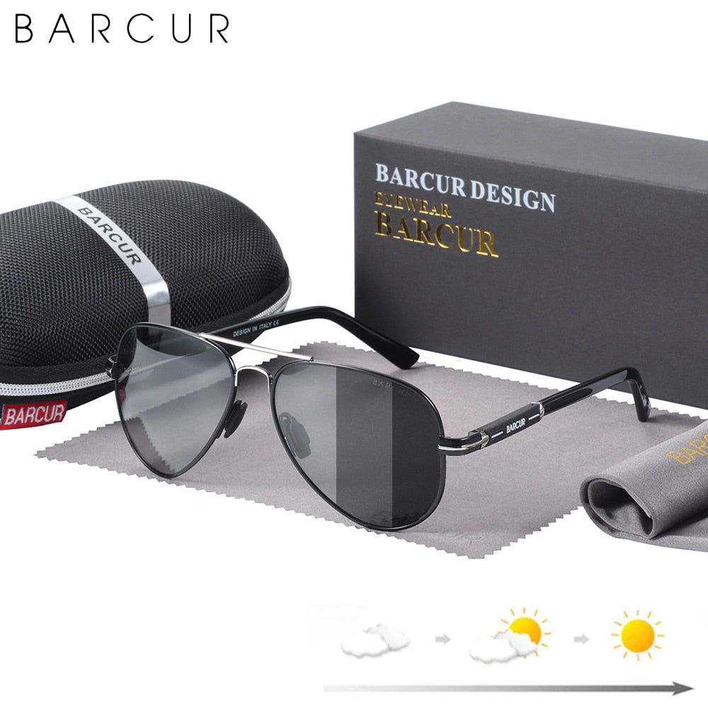 BARCUR Polarized Pilot Sunglasses for Men, accessories, Driving, Fishing, Hiking Eyewear