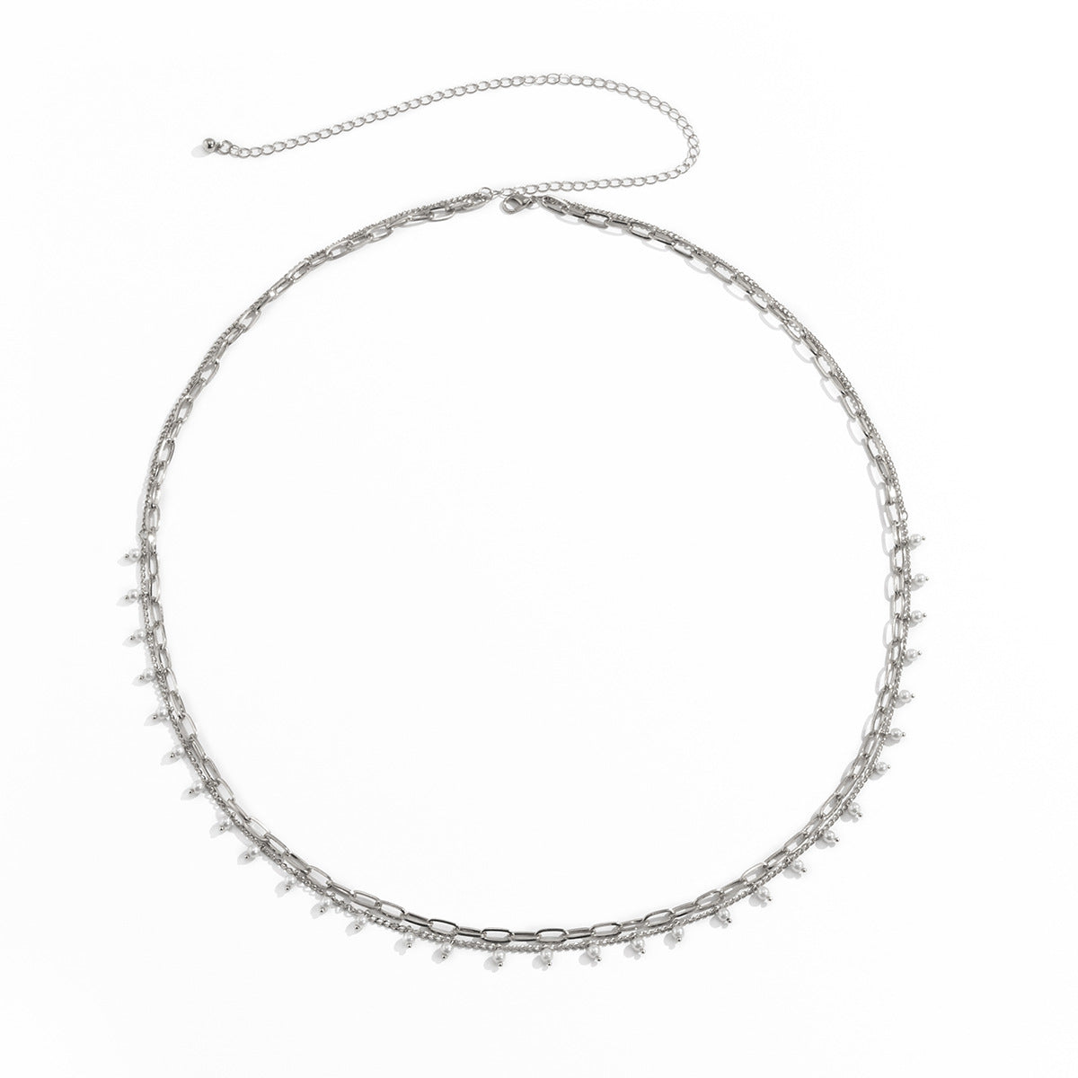 Metal Letter Pendant Waist Chain Women's Fashion Slim Fit