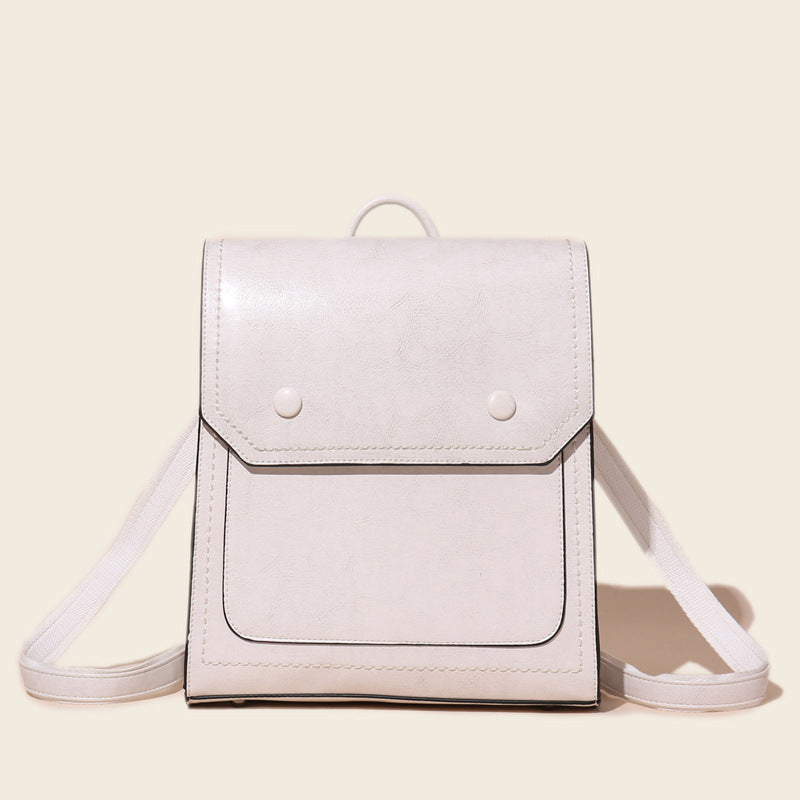 Women's Fashion Oil Wax Cowhide Shoulder Bag