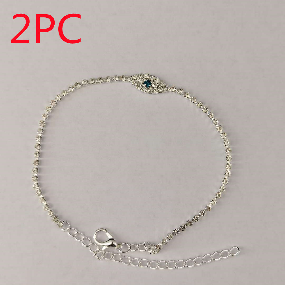 Vintage Ethnic Style Gold-plated Rhinestone Exquisite Anklet
