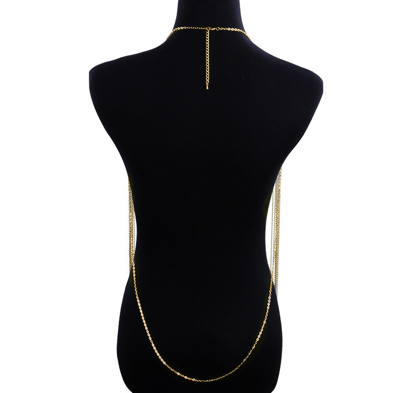 Fashion Exaggerated Body Chain Sexy Shawl Style