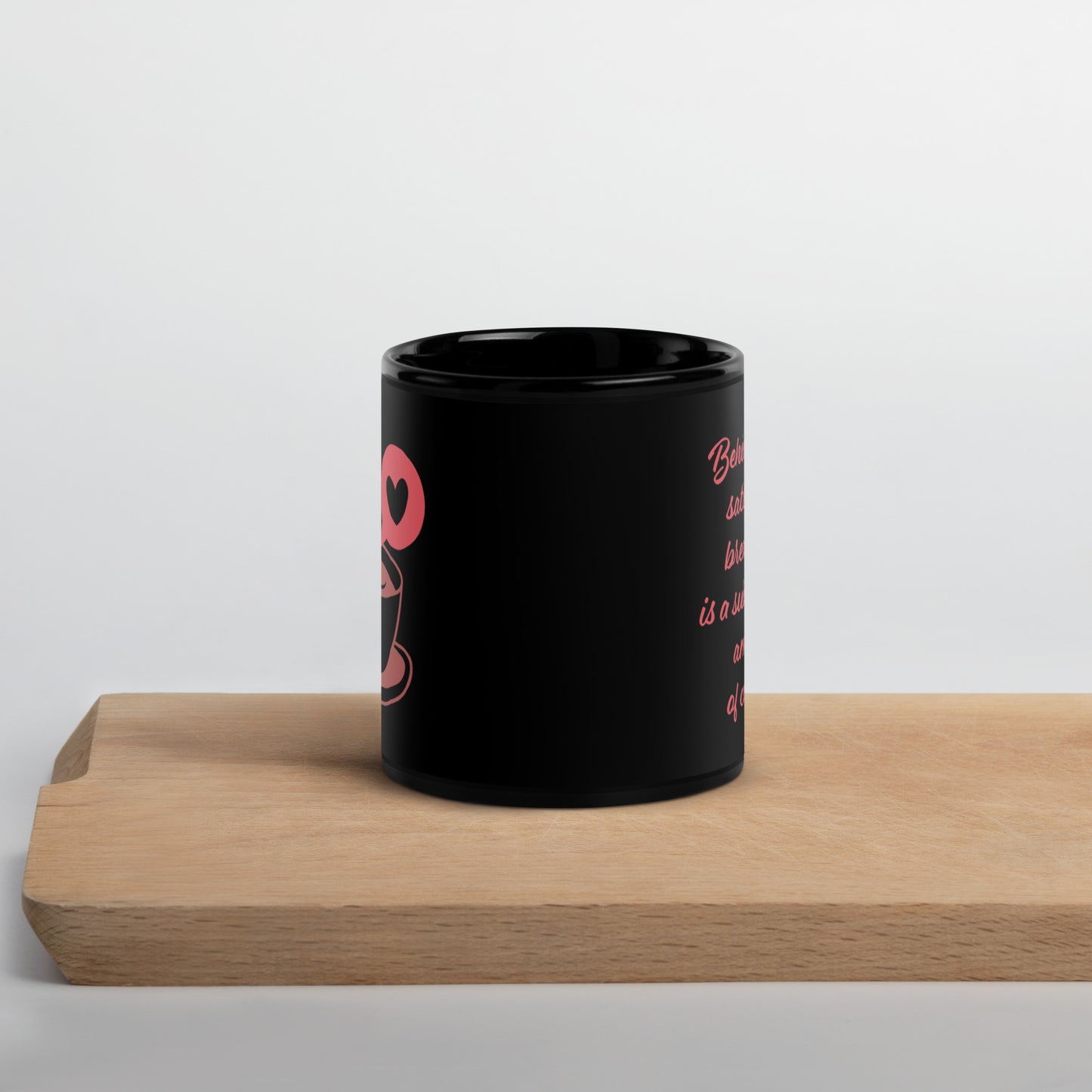 Black Glossy Mug