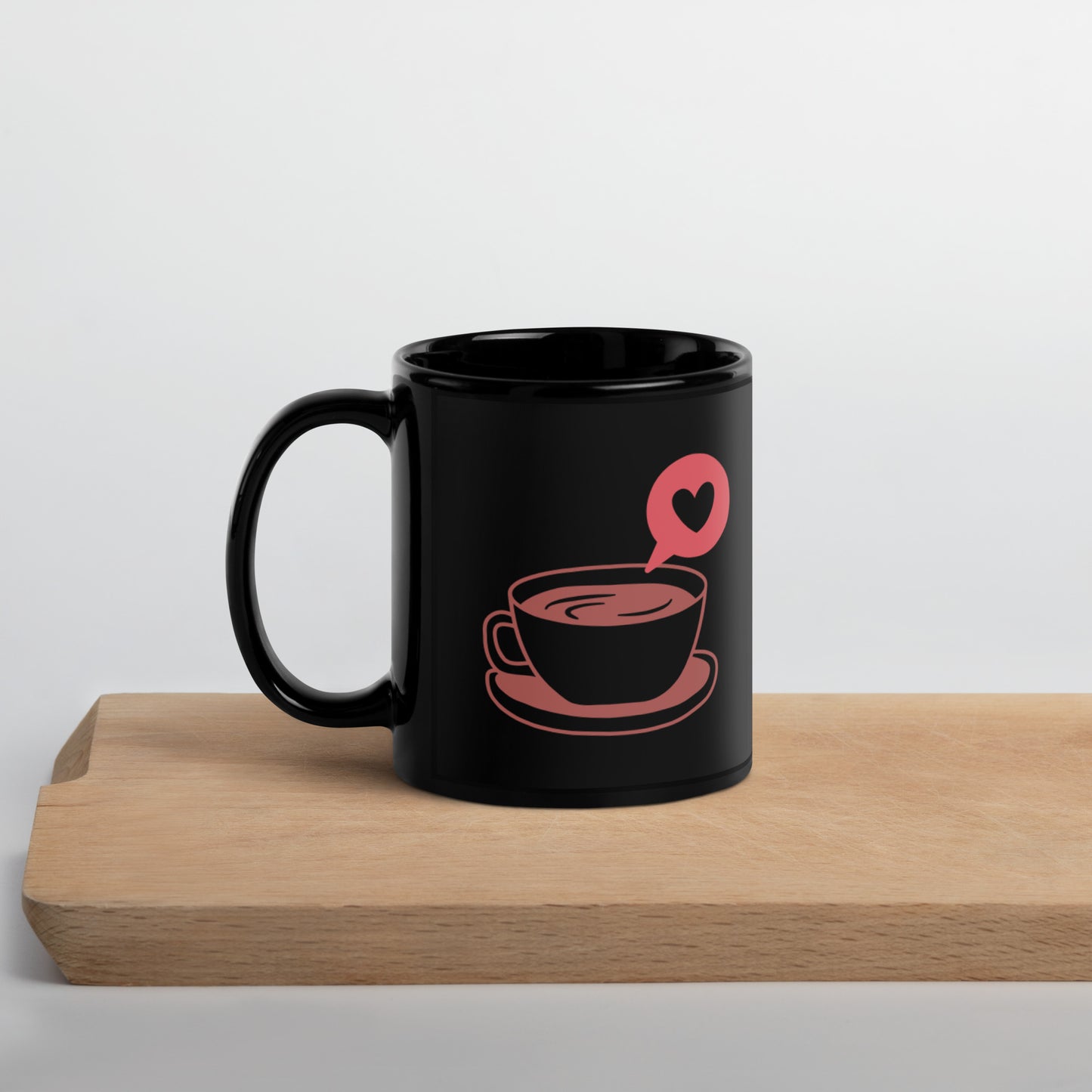Black Glossy Mug