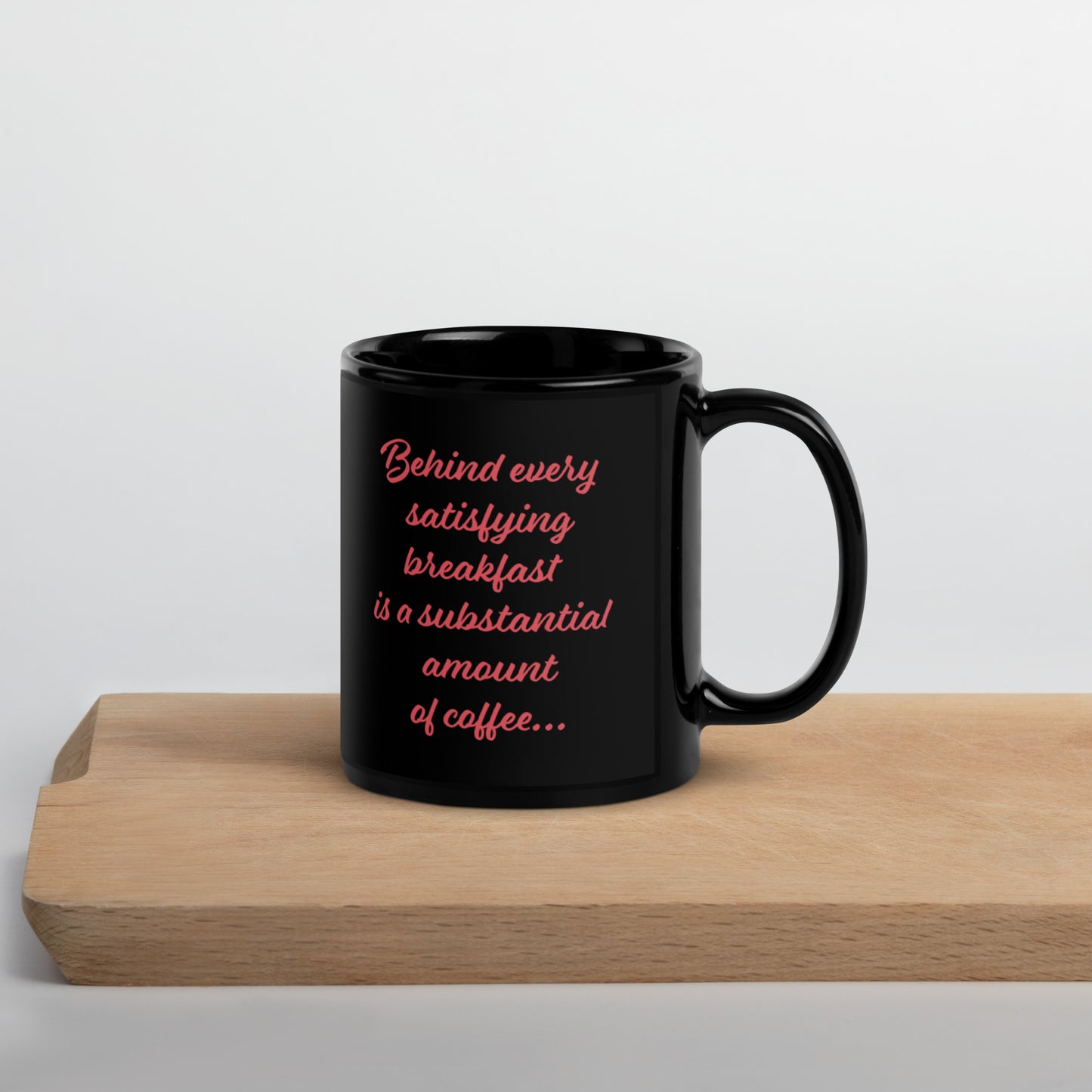 Black Glossy Mug