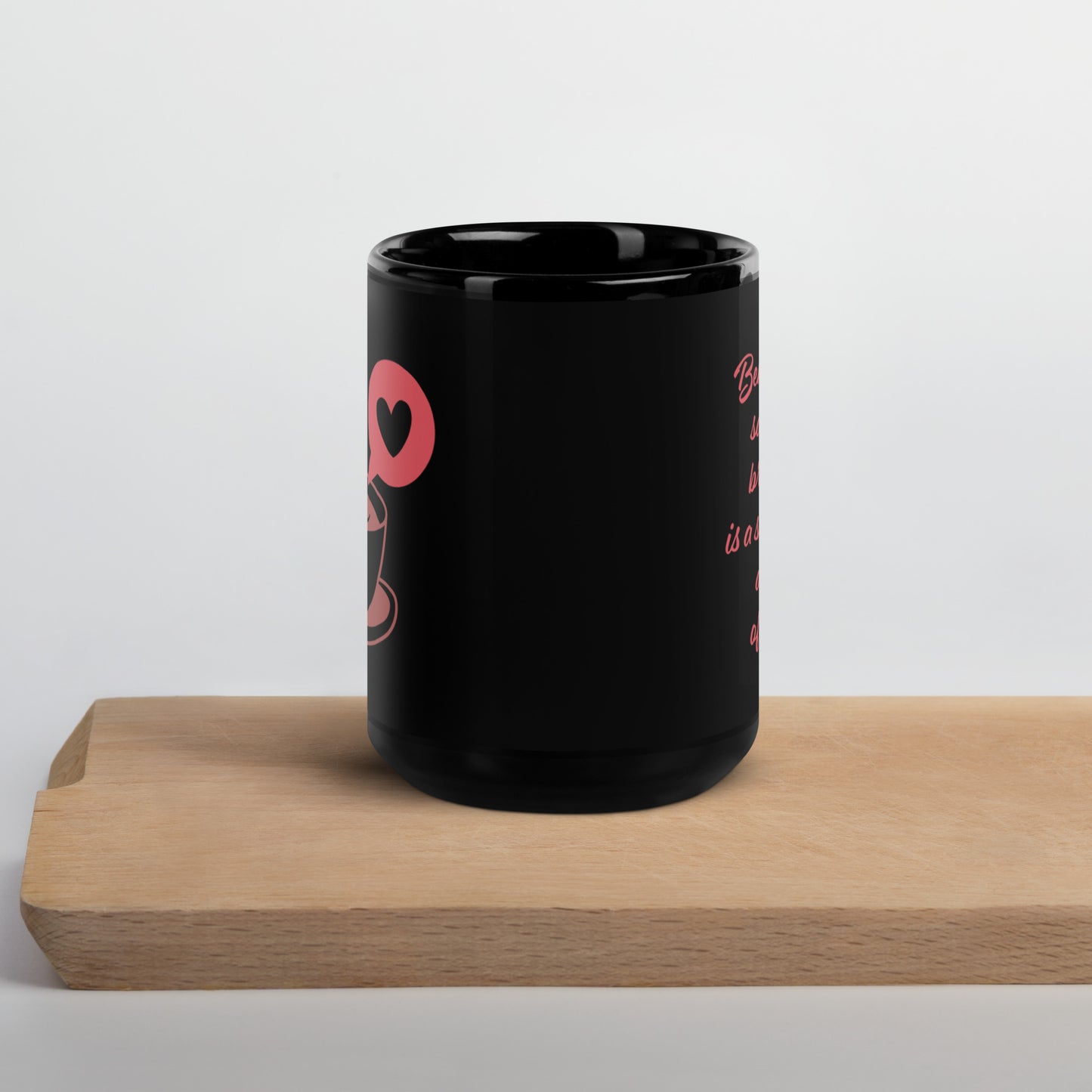 Black Glossy Mug