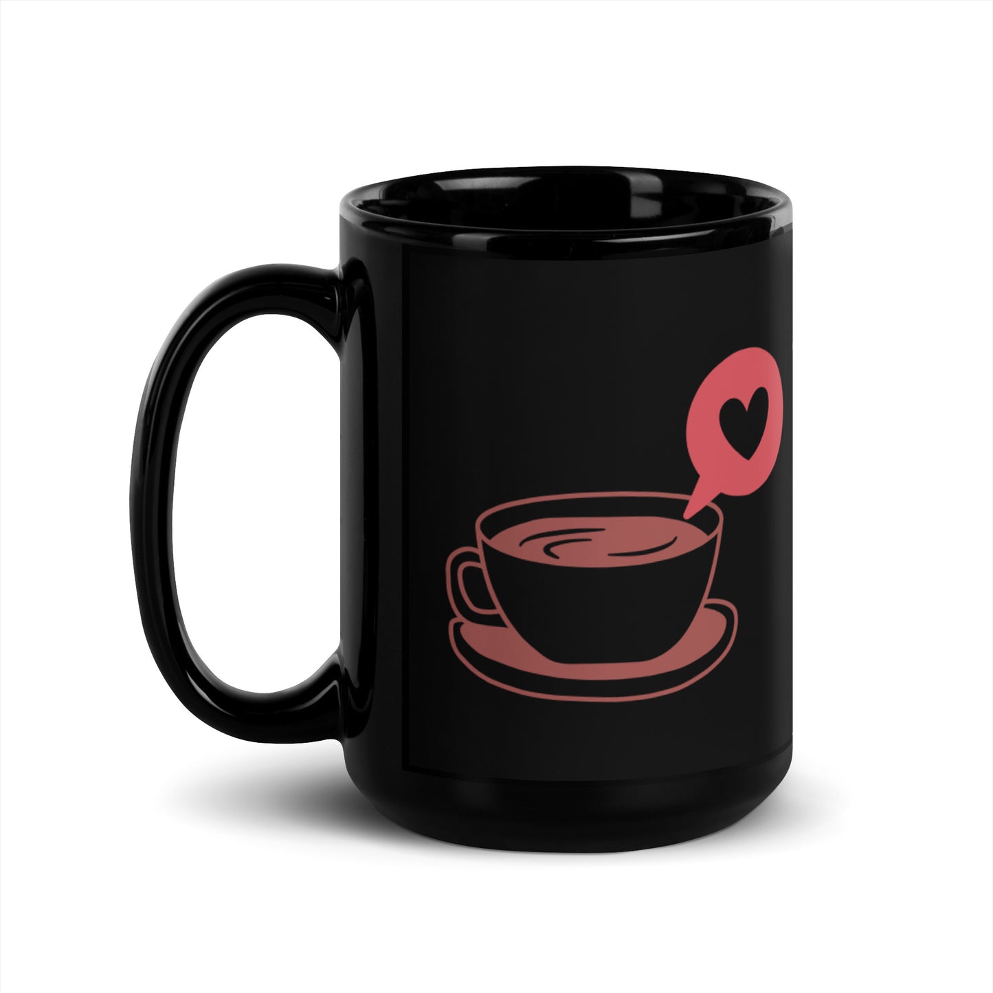 Black Glossy Mug