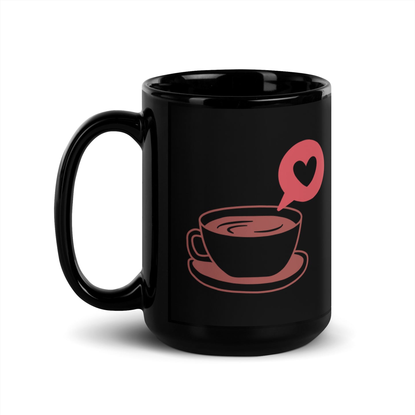 Black Glossy Mug