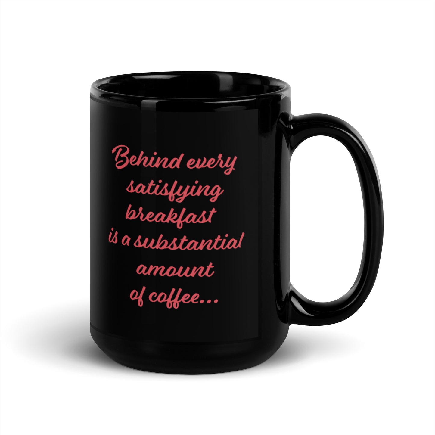 Black Glossy Mug