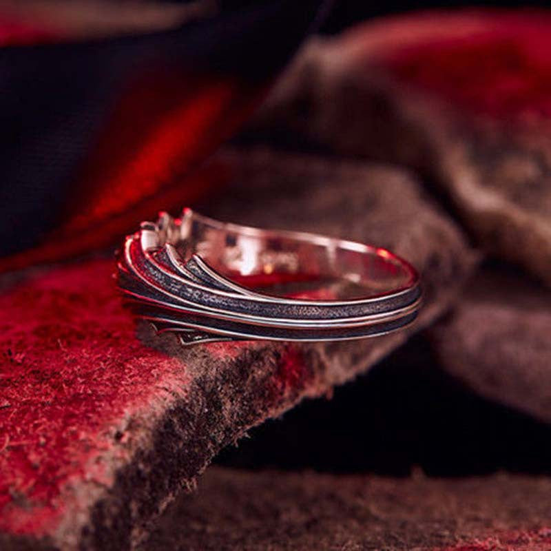 925 Silver Jewelry Between The Rings Can Be Adjusted