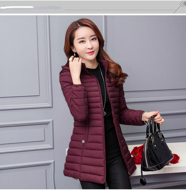 Women's Mid-length Lightweight Down Coat