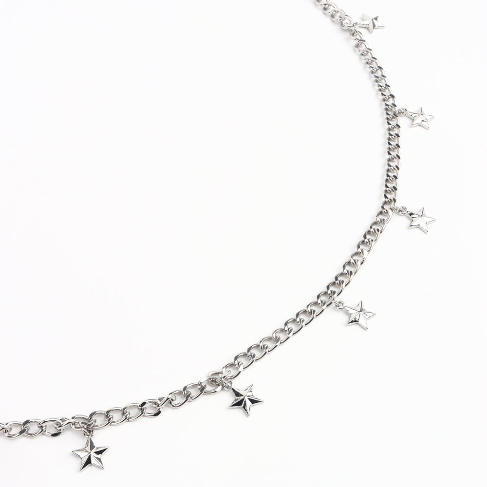 New Beautiful Ladies Waist Chain Star Moon Pendant Chain Simple And Versatile Elegant Dress Dress Evening Dress Accessories