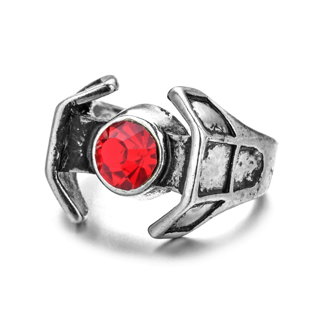 Vintage Gothic Punk Style Skull Animal Men's Ring
