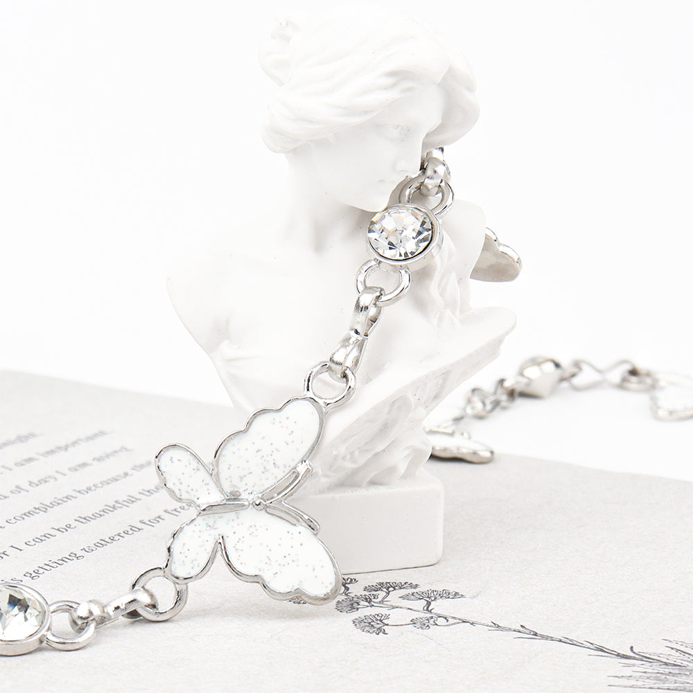 Waist Chain Female Korean Version Butterfly Drop Glue Diamond Personality Chain Hollow Rose Pendant Collocation Dress All Match