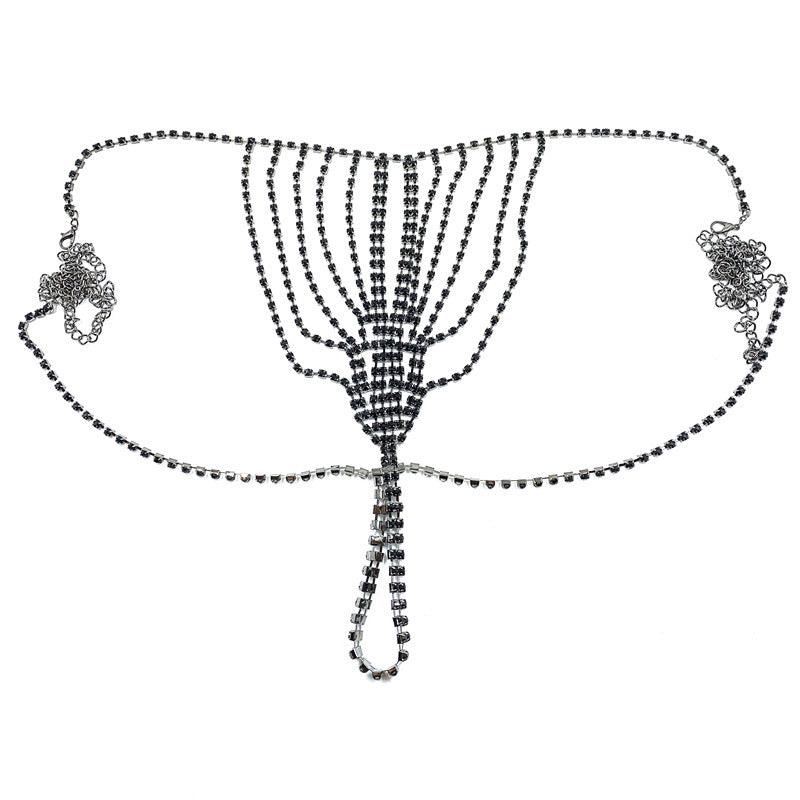 Bridal Accessories Auto Show Model Rhinestone Love Waist Chain Romantic Waist Accessories Female